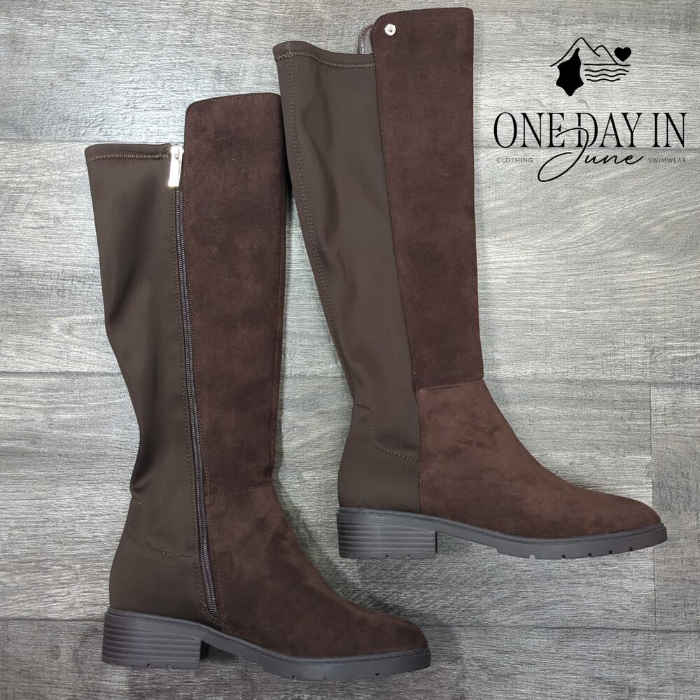Anne Klein Zip Up Riding Boots Size 6.5